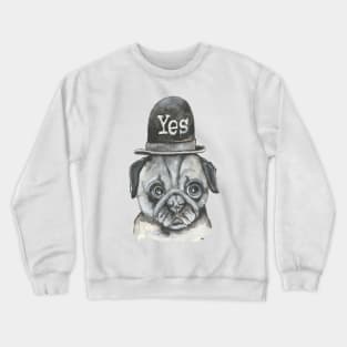 Yes Dog Crewneck Sweatshirt